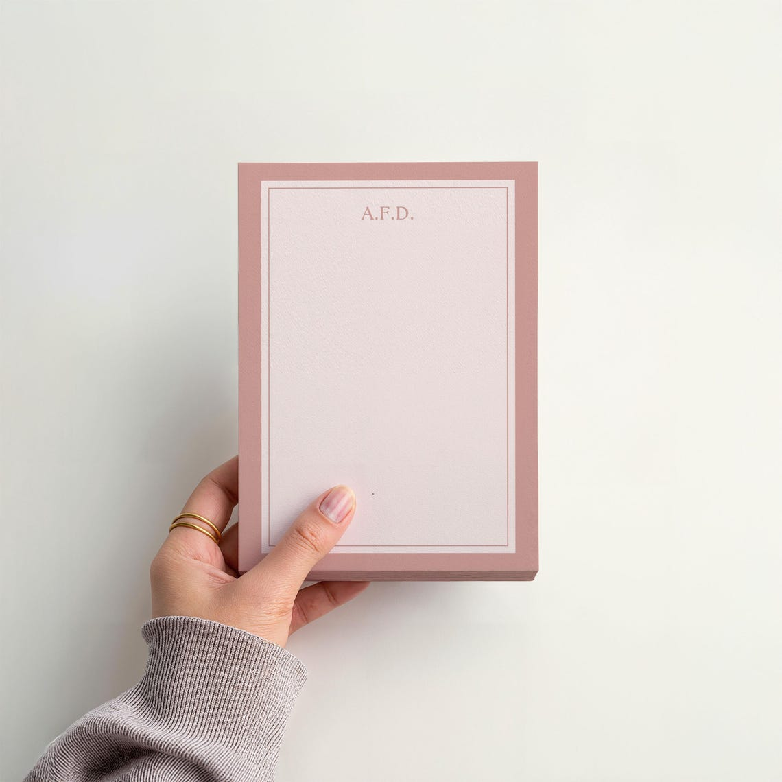 Monogram Notepad, Gift Desk Accessory Office Organization, Back To School TH10 170717