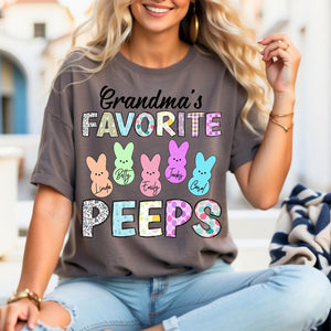 Personalized Gift Grandmas Favorite Peeps T-Shirt LM32 893139