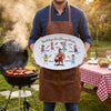 Personalized Funny Dad Grilling Plate Grilling Platter, Personalized BBQ Tray -  BBQ Gift For Dad, Father's Day Gifts HO82 902568
