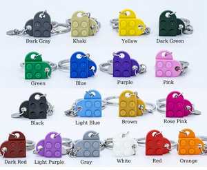 Personalized Initial Heart Keychain Set For Couple TH10 898023