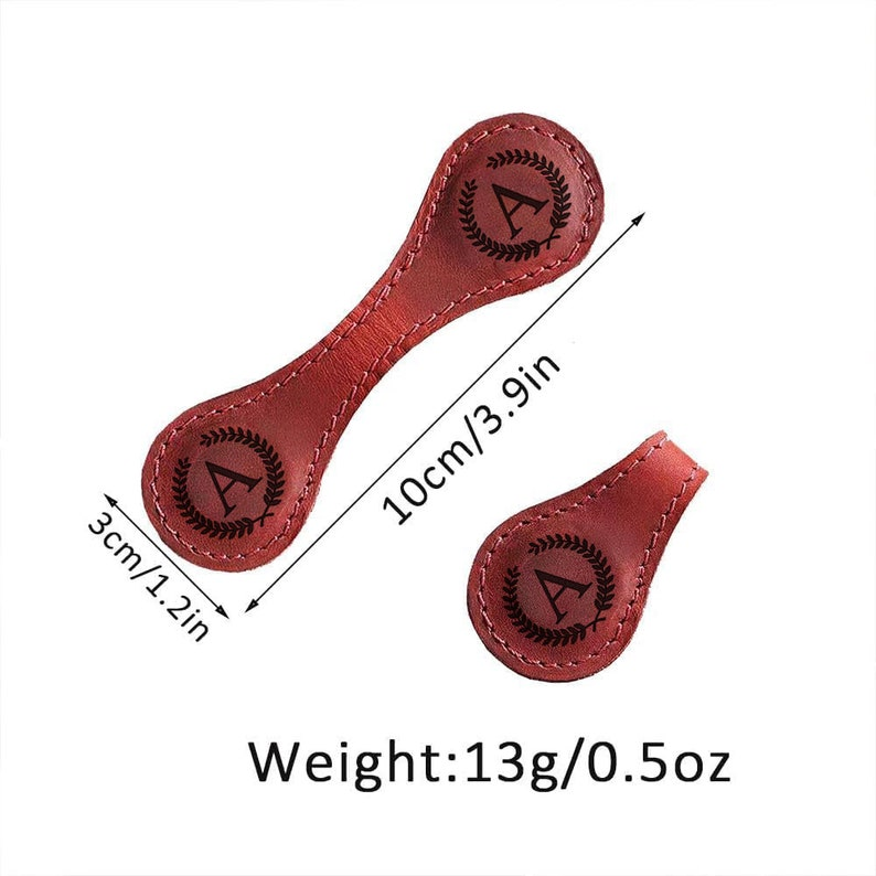 Personalized Leather Magnetic Bookmark TH10 896909