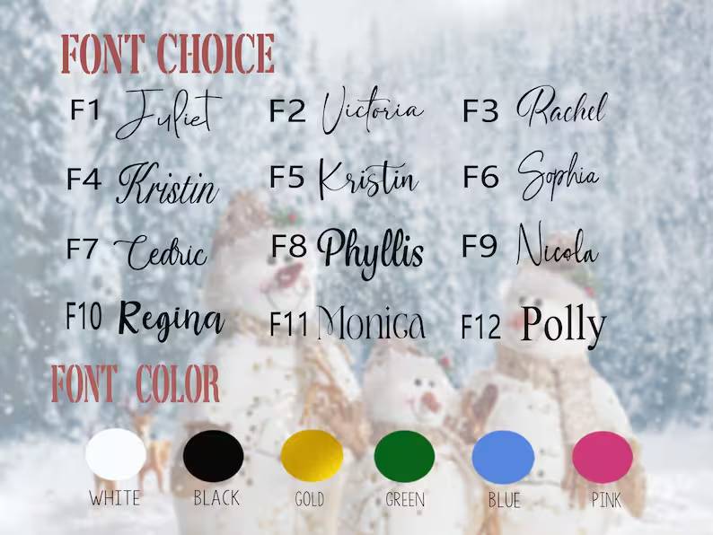 Personalized Name Red Christmas Eve Bag HO82 900444