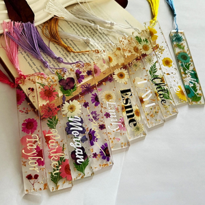 Personalized Custom Name Pressed Flower Resin Bookmark For Women TH10 896757