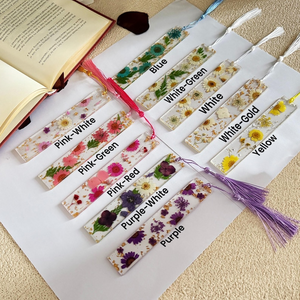 Personalized Custom Name Pressed Flower Resin Bookmark For Women TH10 896757