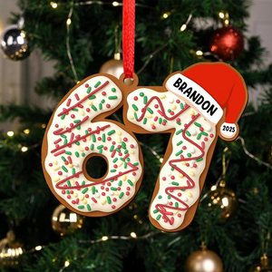 Personalized Name Six Seven Christmas Ornament Gift TH10 896819