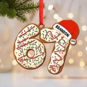 Personalized Name Six Seven Christmas Ornament Gift TH10 896819