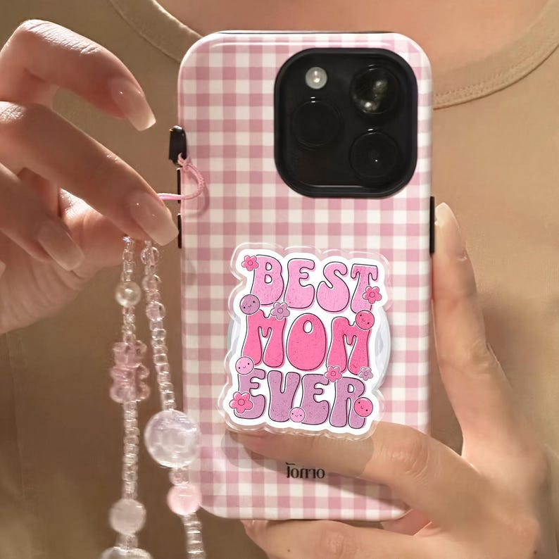 Best Mom Ever Retro Phone Griptok TH10 169531