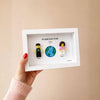 Personalized Couple Minifigure Character Frame - Romantic Keepsake For Partners HO82 903374