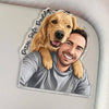 Personalized Portrait From Photo Dad And Kids Acrylic Fridge Magnet For Father's Day HO82 902572