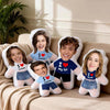Custom Face Photo with I Love You Couple Shaped Pillow HO82 902974