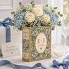 Personalized Stained Glass Effect Ceramic Book Vase, Custom Wedding Flower Vase, Couple Initials Gift HO82 903454