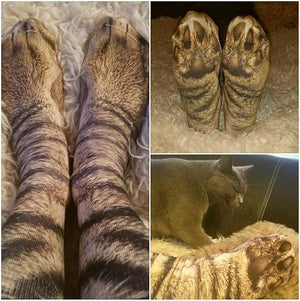Funny Novelty Animal Paw Socks Personalized Gift For Christmas HO82 900470