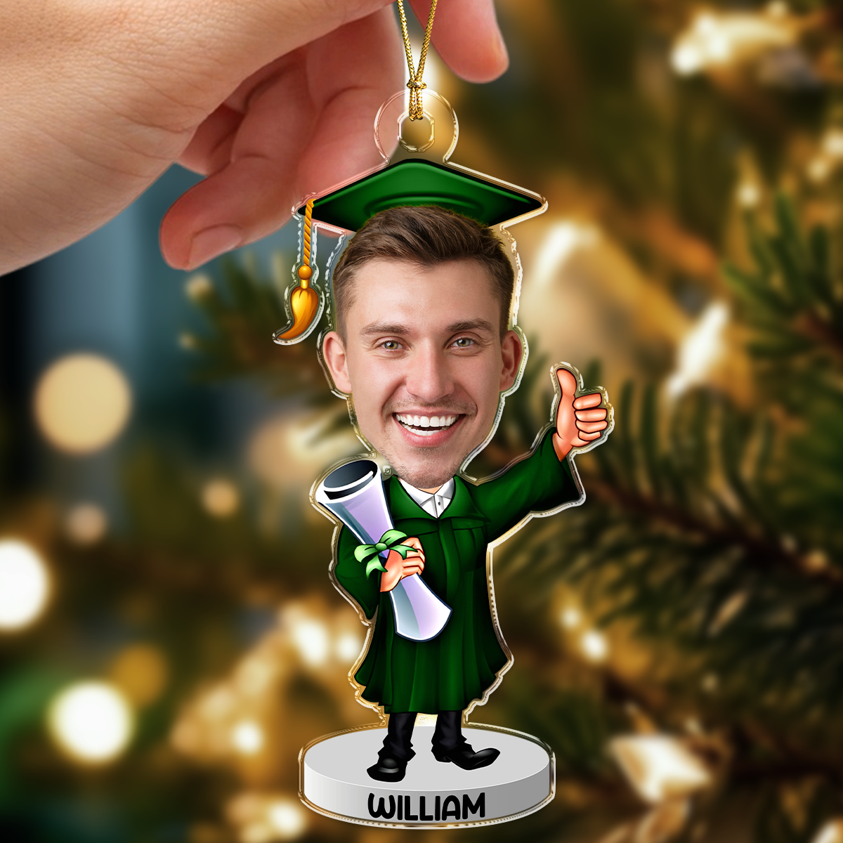 Custom Graduation Photo Acrylic Ornament Gifts For Graduation LM32 897315