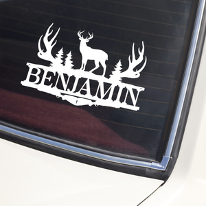 Custom Name Hunting Camp Car Window Decal Sticker For Hunting Lovers LM32 897299