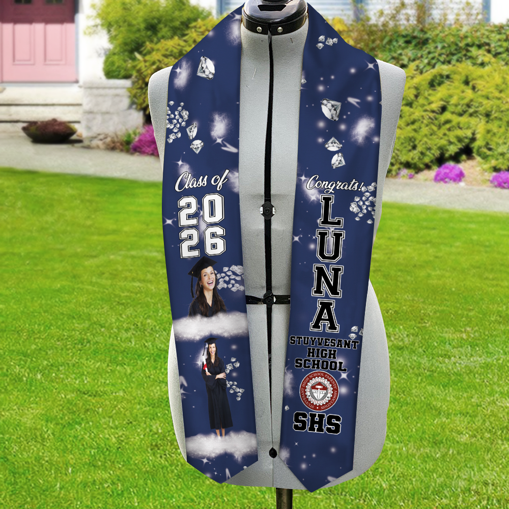 Custom Photo Class of 2026 Stoles Congrats Grad Sash Gift CH07 910256