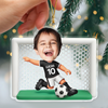 Custom Photo Soccer Player Personalized Christmas 3D Effect Acrylic Ornament LM32 895815