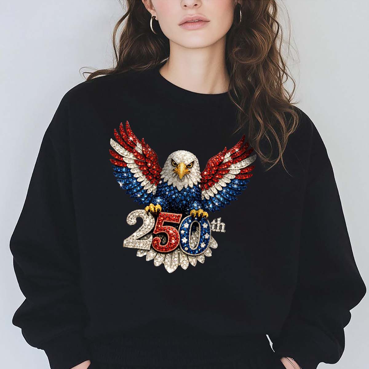 America 250th Anniversary Eagle Wings Dark Shirt CH07 910556