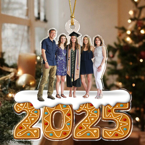 Custom Family Photo Acrylic Ornament Christmas Gifts HA75 897938
