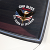 God Bless America Eagle 250 Years Of Freedom Patriotic Car Window Decal Sticker HO82 901086