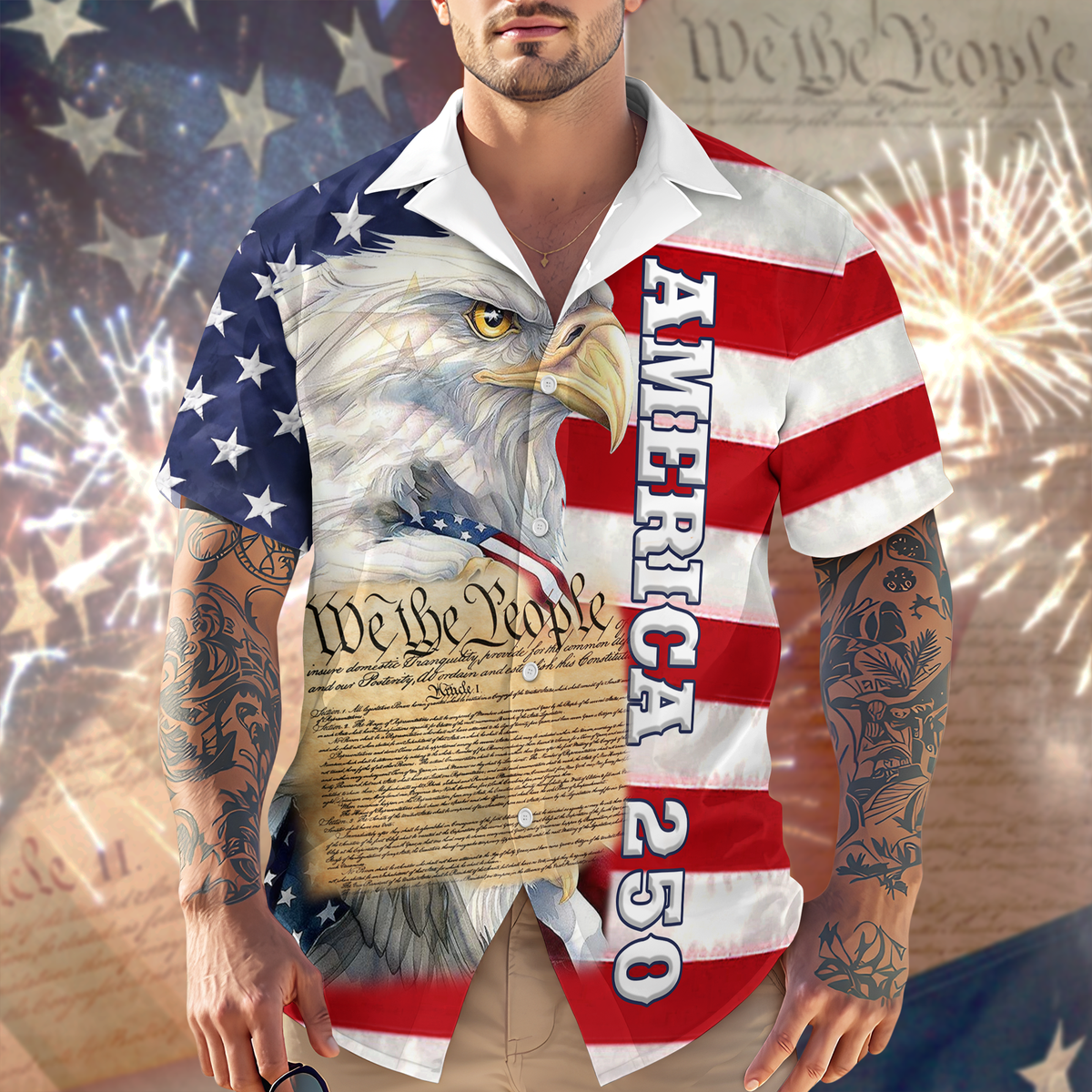 Eagle America Independence Day Cool Hawaiian Shirt CH07 910454