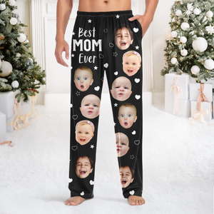 Custom Photo Best Mom Grandma Ever - Personalized Sweatpants HO82 900422