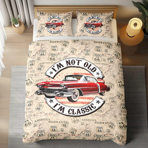 This Is How I Roll - Custom Vehicle Photo Upload Car Route 66 Quilt Bedding Set CH07 895594