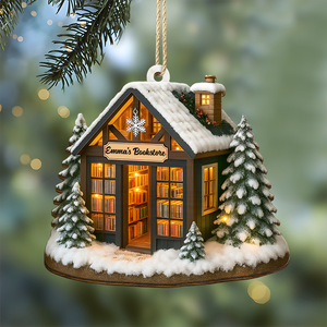 Custom Name Welcome To My Bookstore Wood Ornament – Christmas Gifts LM32 895633