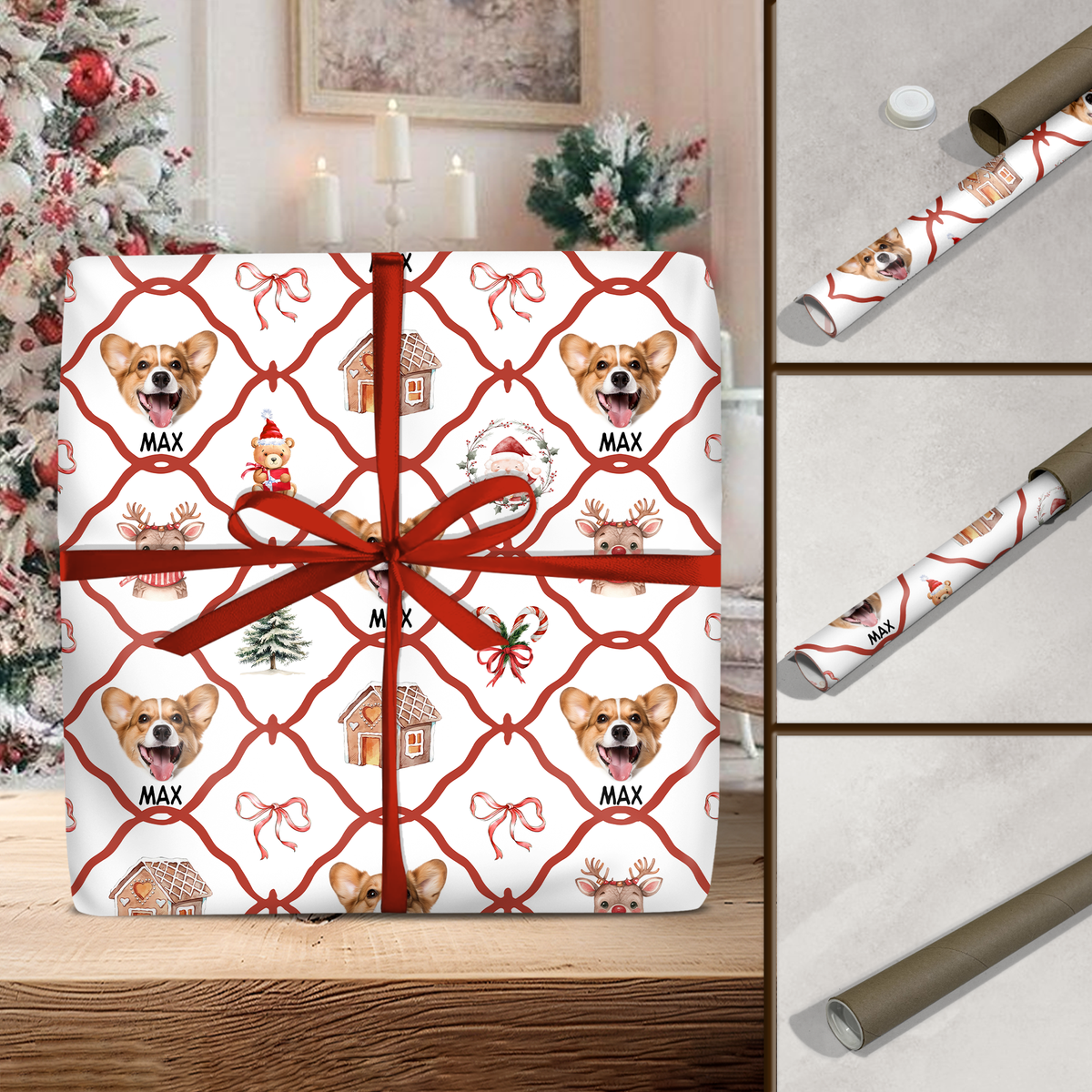 Christmas Dogs Festive Christmas Wrapping Paper CH07 899632