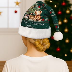 Baby's First Christmas - Personalized Santa Hat LM32 895067