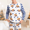 Custom Dog Photo Plaid Sleepwear Christmas Gift For Dog Lovers CH07 899646