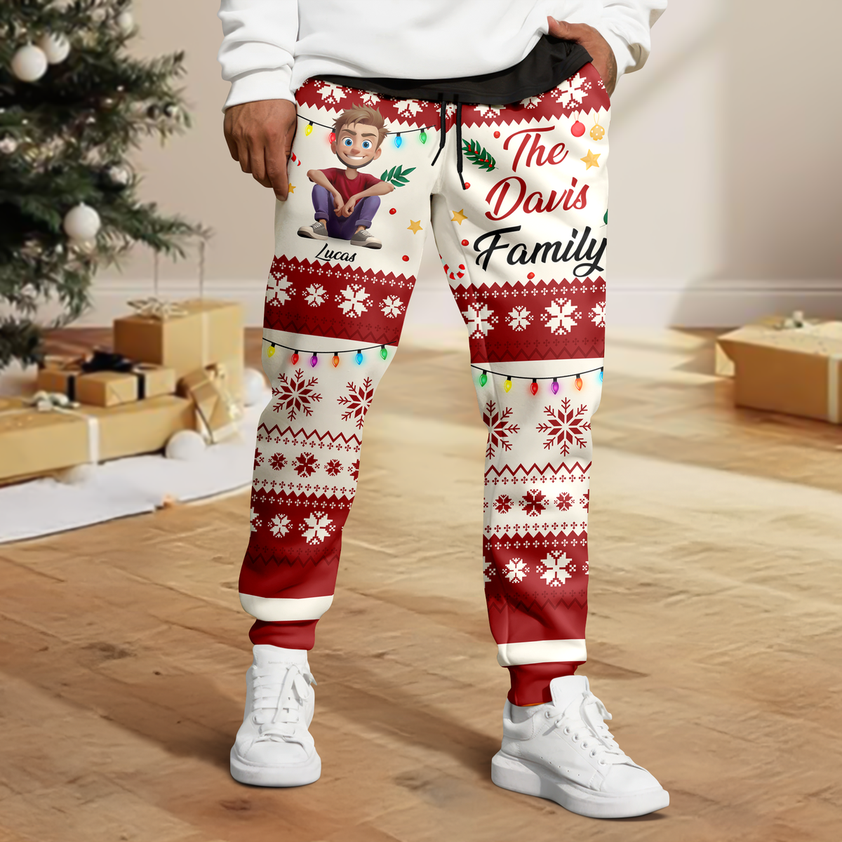 Personalized Our Family Sweatpants For Christmas TH10 896413