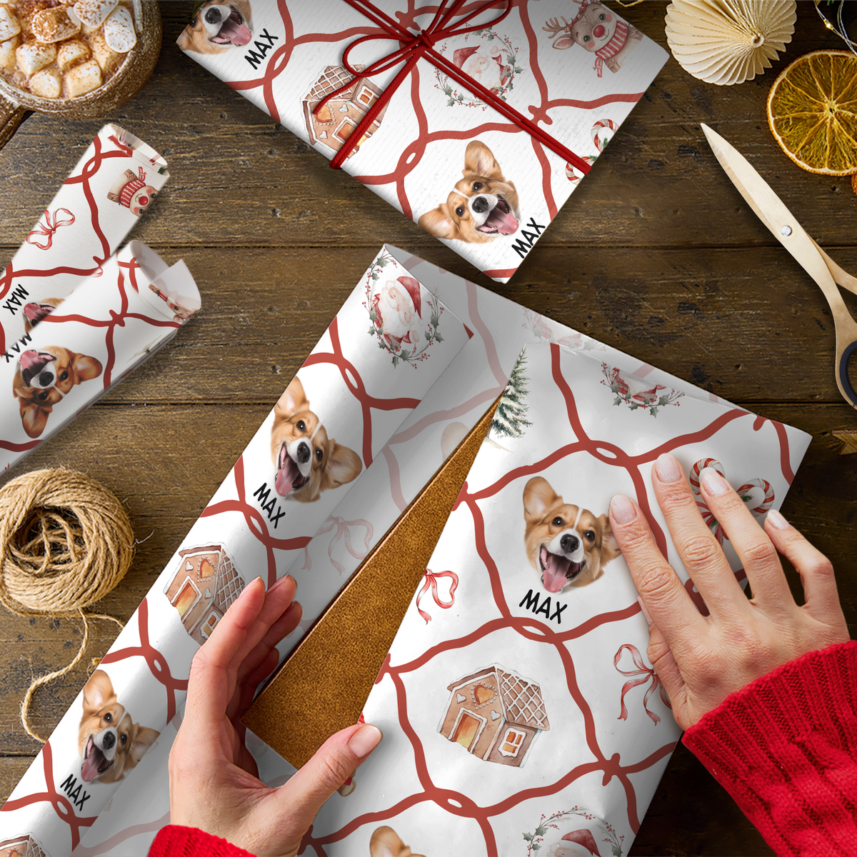 Christmas Dogs Festive Christmas Wrapping Paper CH07 899632
