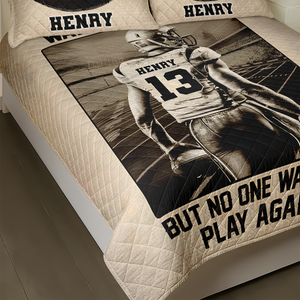 Personalized American Football Player Quilt Bedding Set - Be The One Everyone Wants To Watch CH07 899712