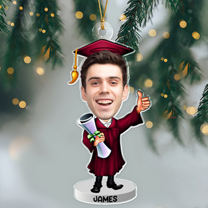 Custom Graduation Photo Acrylic Ornament Gifts For Graduation LM32 897315