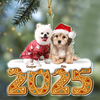 Custom Photo Dog Acrylic Ornament Christmas Gifts For Dog Lovers HA75 897854