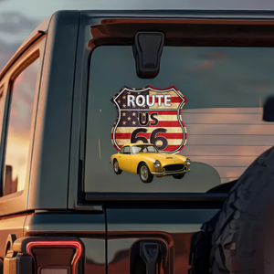 Custom Photo Route US 66 Car Window Decal Sticker CH07 899992