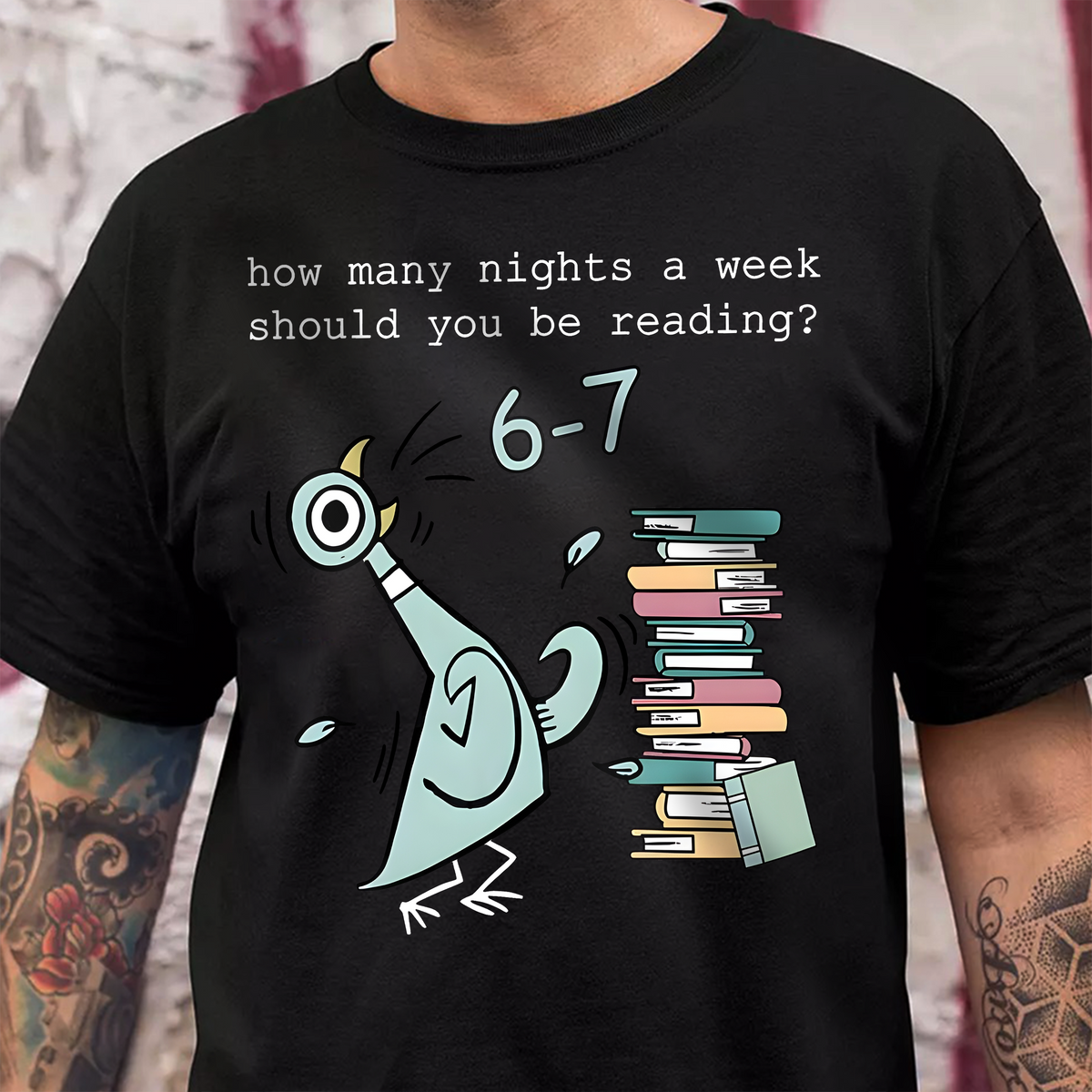 How Many Nights A Week Should You Be Reading 6-7 Funny Six Seven Dark Shirt CH07 896904