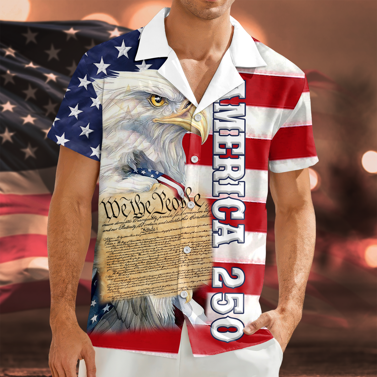 Eagle America Independence Day Cool Hawaiian Shirt CH07 910454