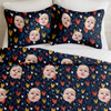 Custom Face Kid Family Quilt Bedding Set Family Gift HA75 898226