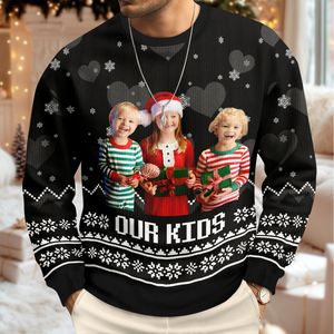 Custom Photo Our Grandkids Ugly Sweater For Christmas TH10 896247
