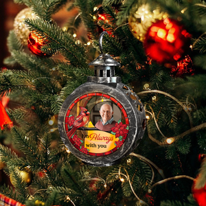 Custom Photo I'm Always With You Candlelight Lantern Ornament HO82 900178