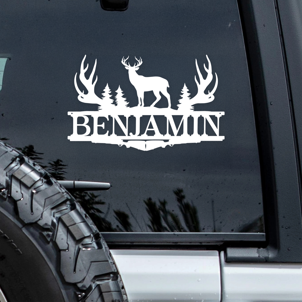 Custom Name Hunting Camp Car Window Decal Sticker For Hunting Lovers LM32 897299