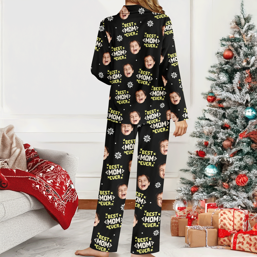 Custom Photo Best Daddy Ever Funny Kids Christmas - Personalized Pajamas CH07 899722