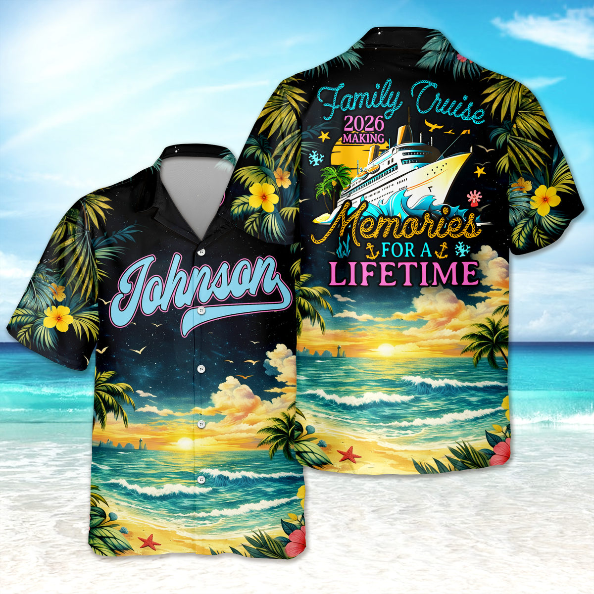 Personalized Family Cruise 2026 Making Memories For A Lifetime Hawaii Shirt CH07 910770