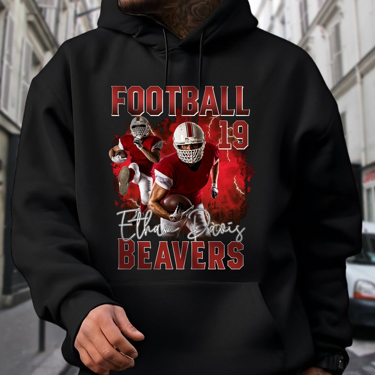 Custom Photo America Football Shirt Gift For Sport Fans TH10 898575