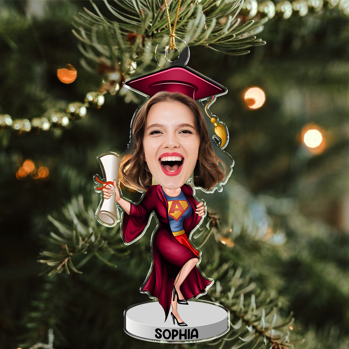 Custom Graduation Photo Acrylic Ornament Gifts For Graduation LM32 897315