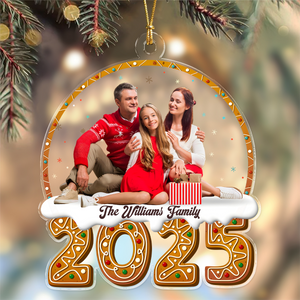 Our First Christmas Together With Pets Photo - Personalized Acrylic Ornament CH07 899716