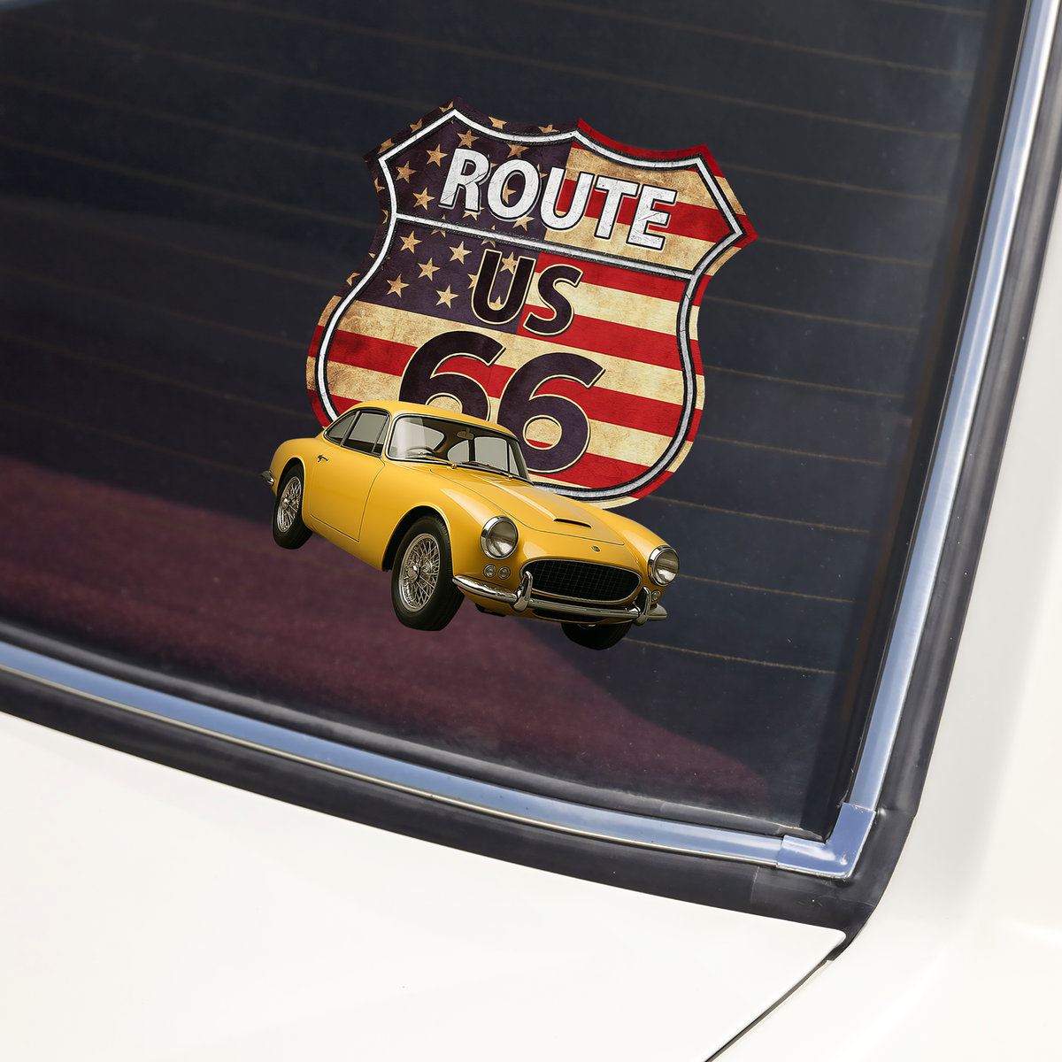 Custom Photo Route US 66 Car Window Decal Sticker CH07 899992