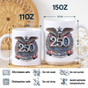 USA Eagles 250th Anniversary Semiquincentennial 1776-2026 White Mug HA75 920260