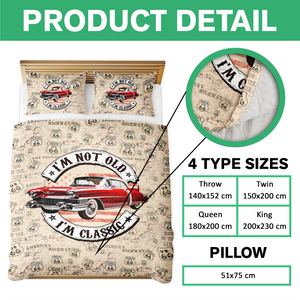This Is How I Roll - Custom Vehicle Photo Upload Car Route 66 Quilt Bedding Set CH07 895594